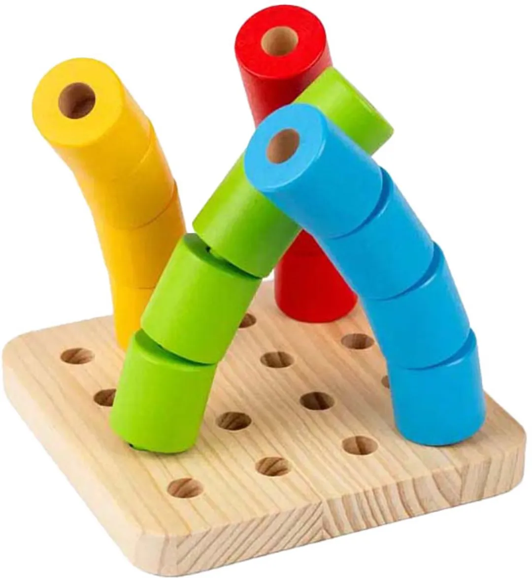 BIGJIGS Houten Wankel-pinnenbord 37007