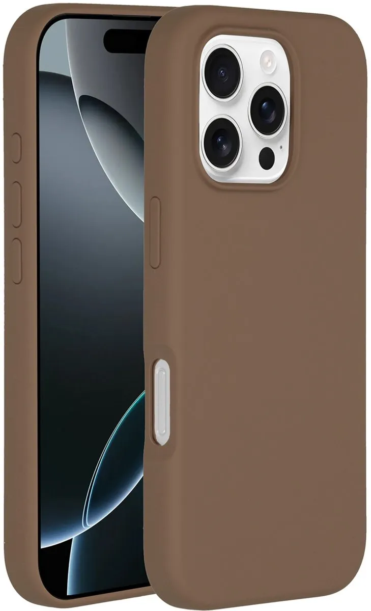 Accezz Hoesje SH00076453 - iPhone 16 Pro Max - Lichtbruin