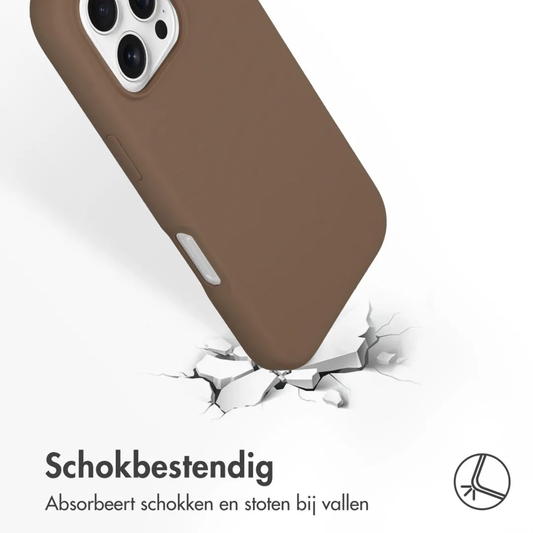 Accezz Hoesje SH00076453 - iPhone 16 Pro Max - Lichtbruin