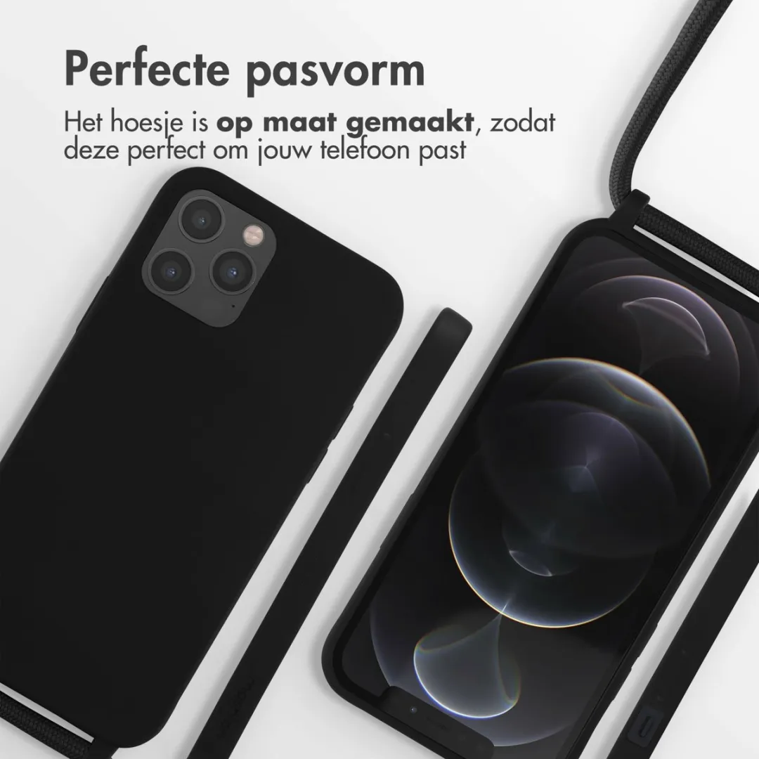Imoshion Siliconen Hoesje iPhone 12/12 Pro - Zwart - afbeelding 6 van 6