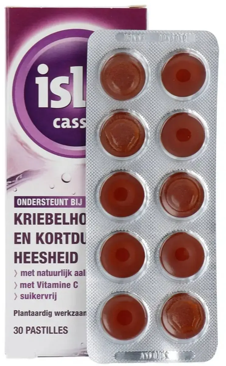 Isla Cassis Keelpastilles 30 stuks - afbeelding 2 van 6