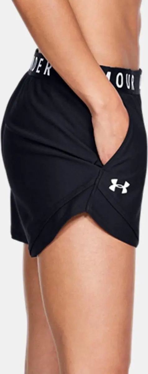 Under Armour Play Up 3.0 Damesshort - Zwart - L - afbeelding 2 van 6