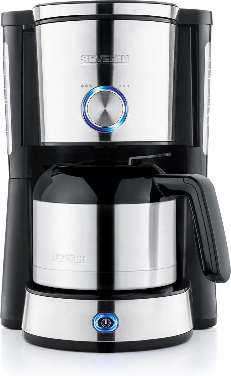 Severin KA 4845 Koffiezetapparaat - 8 Kopjes 1,25L - Thermoskan - Roestvrijstaal