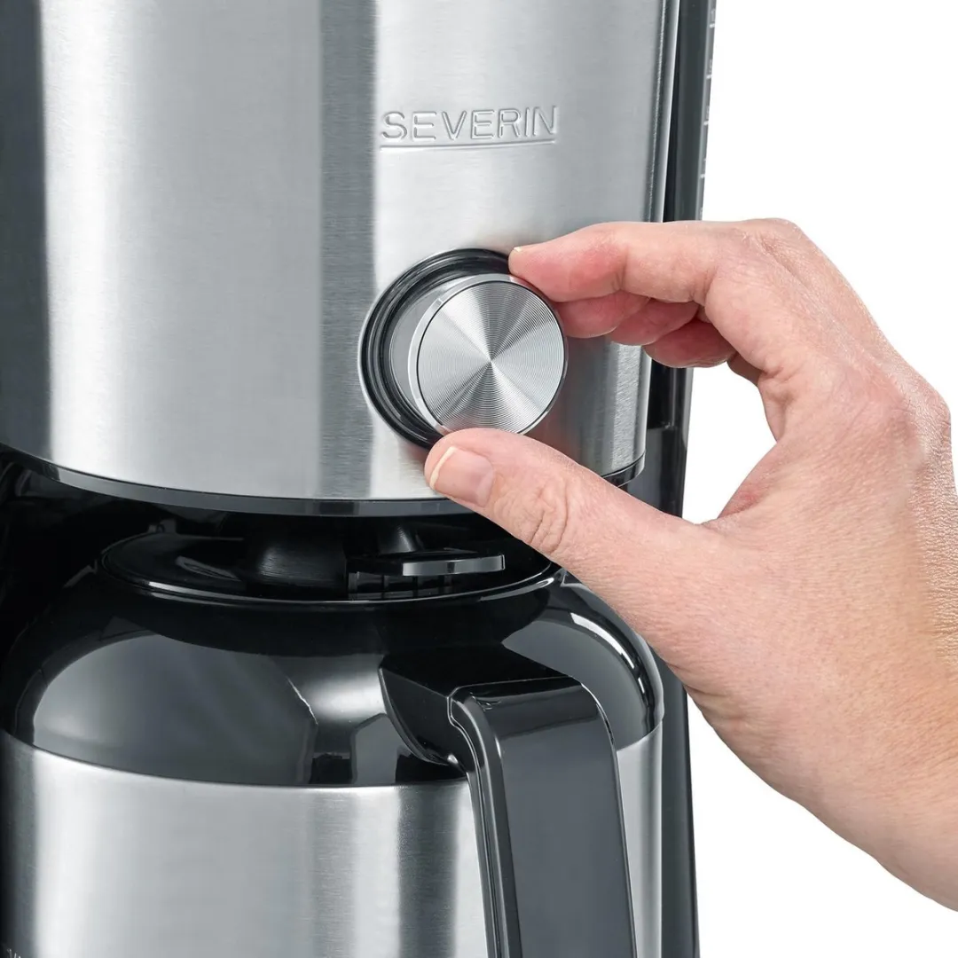 Severin KA 4845 Koffiezetapparaat - 8 Kopjes 1,25L - Thermoskan - Roestvrijstaal