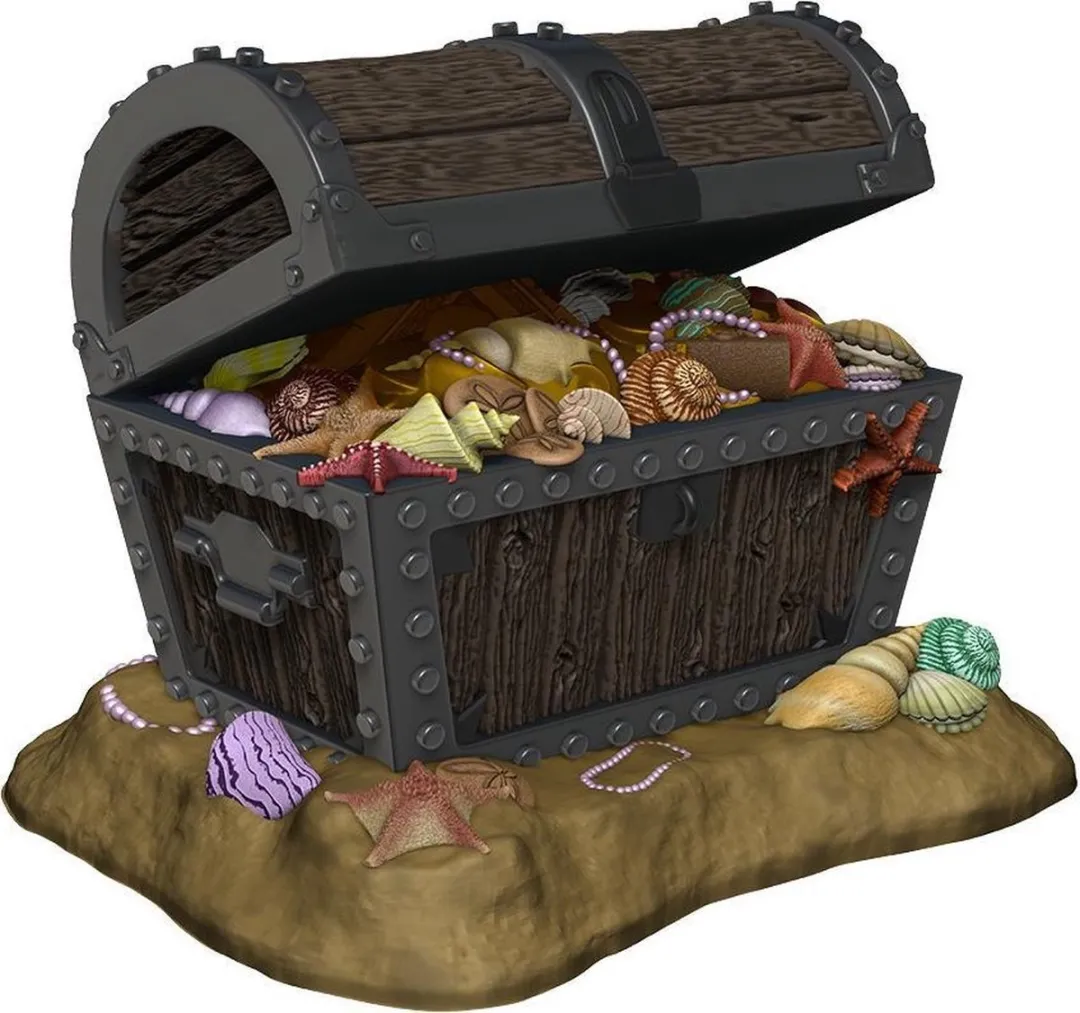 Dungeons and Dragons Miniatures - Nolzur's Marvelous - Bronze Dragon Wyrmling and Treasure - Miniatuur - Ongeverfd