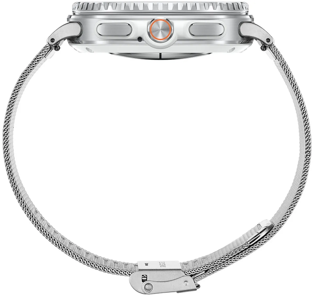 Samsung Galaxy Watch 8 Classic 46mm - Wit/Zilverkleurig Mesh