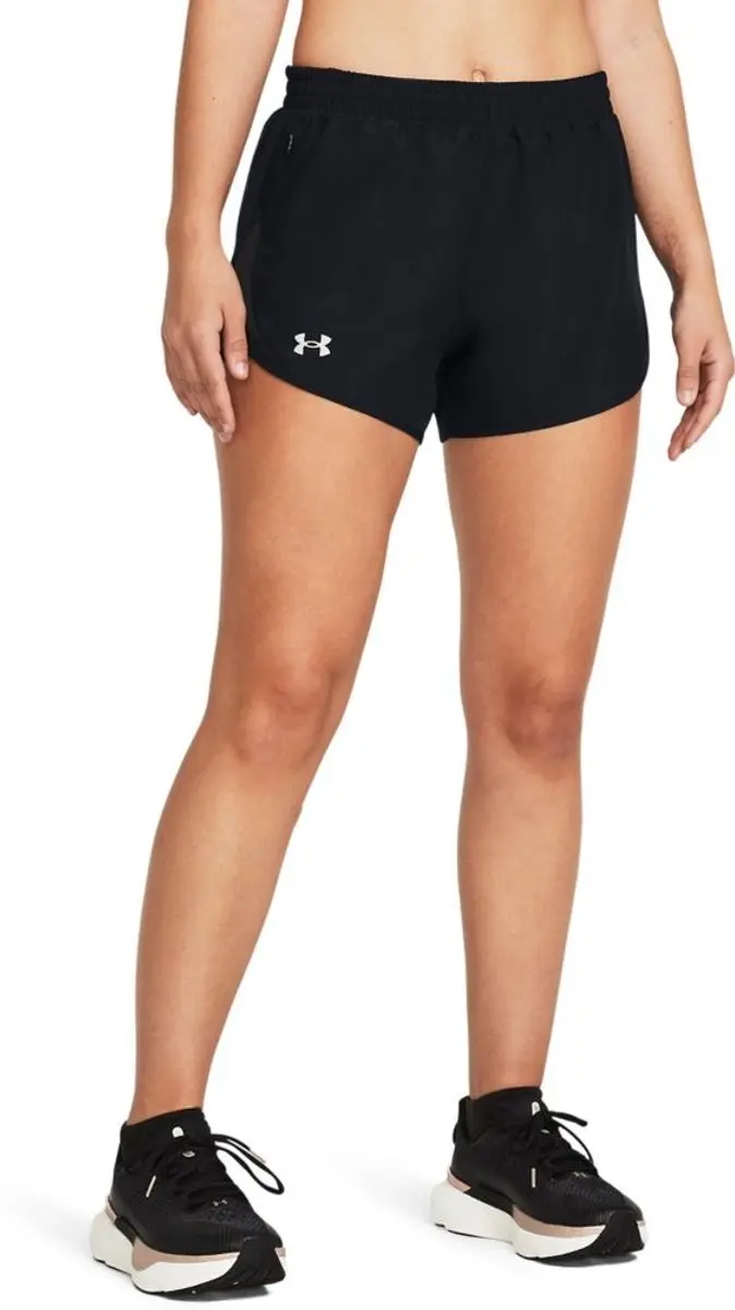 Under Armour Fly-By Dames Short - Zwart - XS - afbeelding 2 van 5