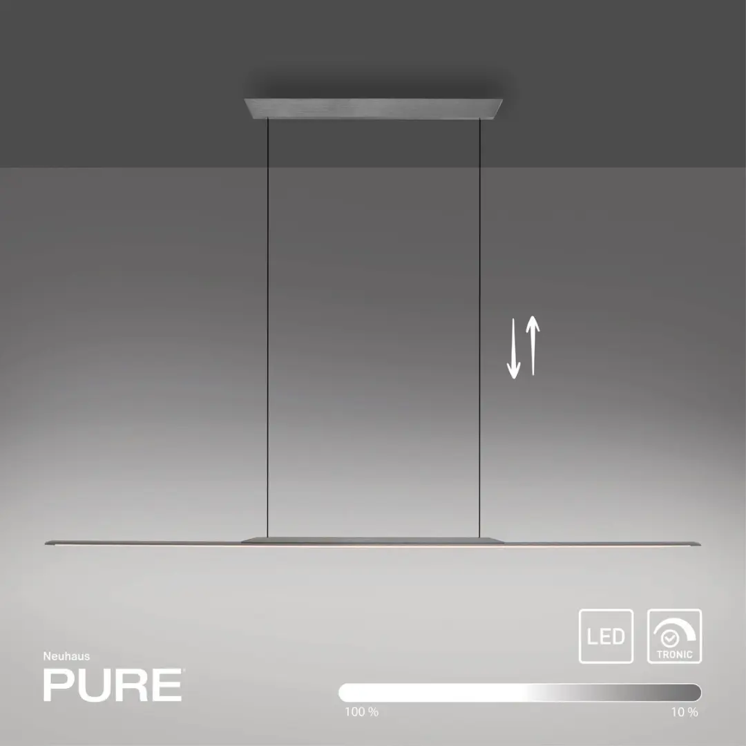 PURE Surface LED Hanglamp 2302-15 - 25W - 3000K - Grijs - afbeelding 2 van 5
