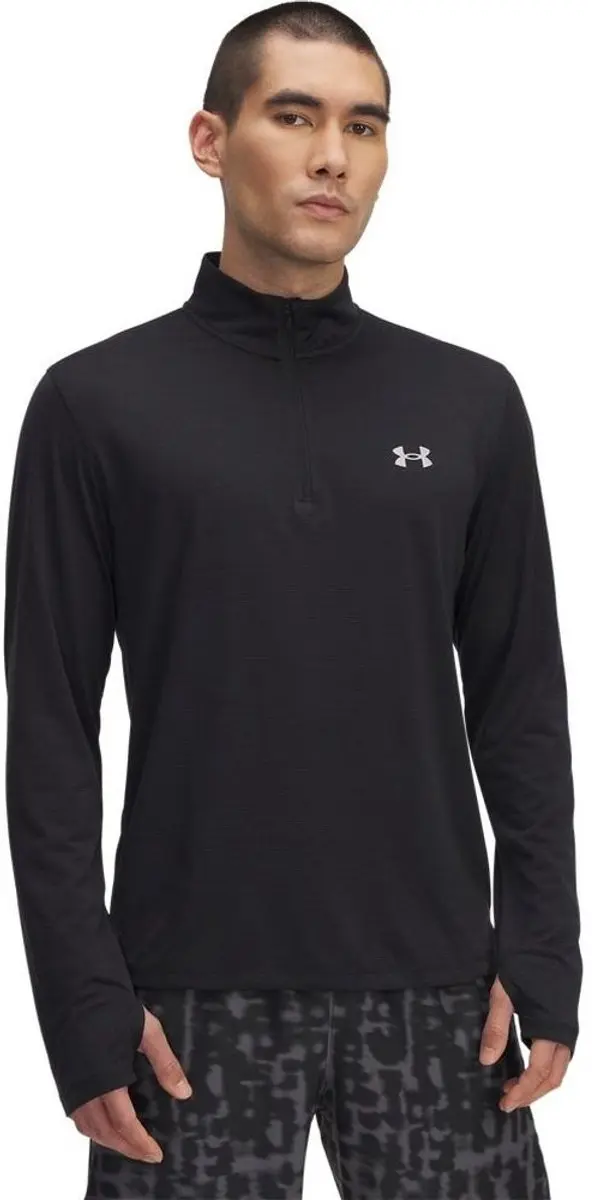 Under Armour Launch Longsleeve 1/4 Zip - Zwart - L - afbeelding 4 van 4