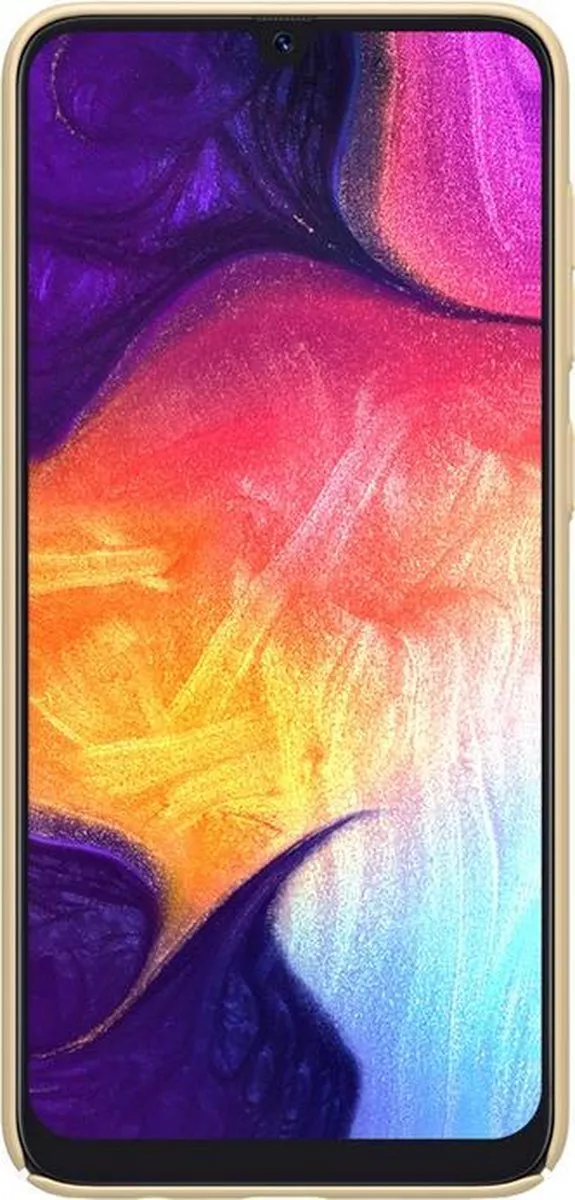 Nillkin Frosted Shield Hoesje Samsung Galaxy A50 - Goud - afbeelding 2 van 3