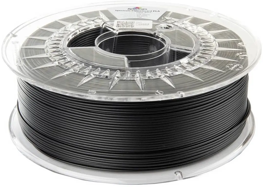 Spectrum FlameGuard PLA Filament 1.75mm - 1000g Zwart - afbeelding 2 van 2