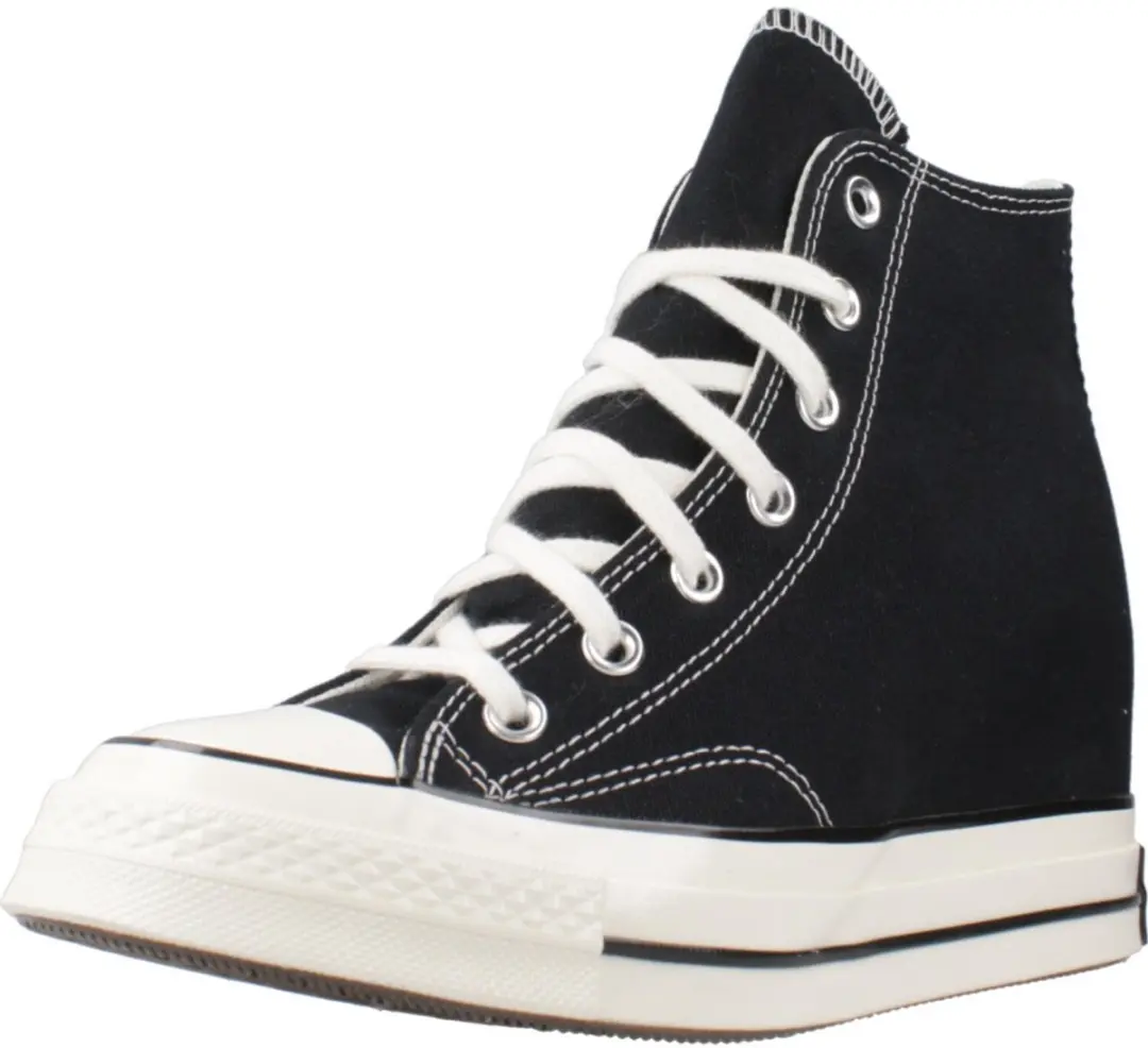 Converse Chuck 70 Wedge Dames Sneakers - Zwart - 39 - afbeelding 3 van 4