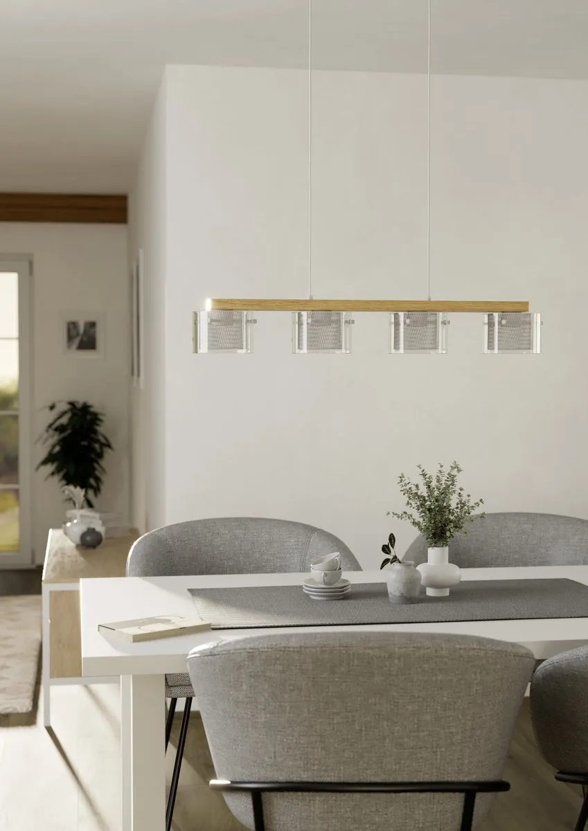 EGLO connect.z Portico-Z Hanglamp 88cm - Wit - RGB & Wit - Zigbee
