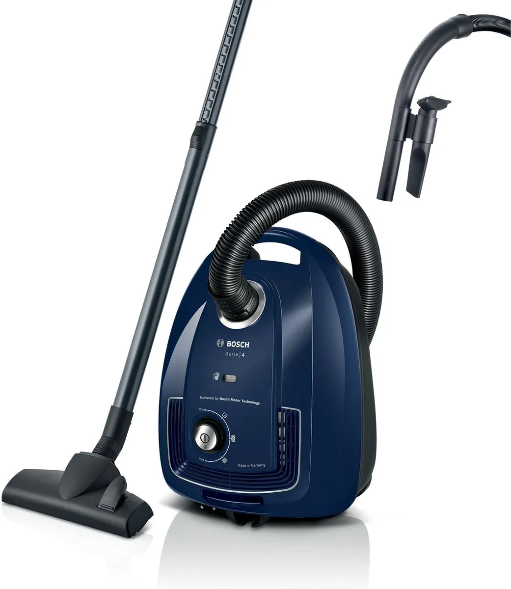 Bosch Serie 4 BGL38BU1 Stofzuiger met zak - 600W - Blauw