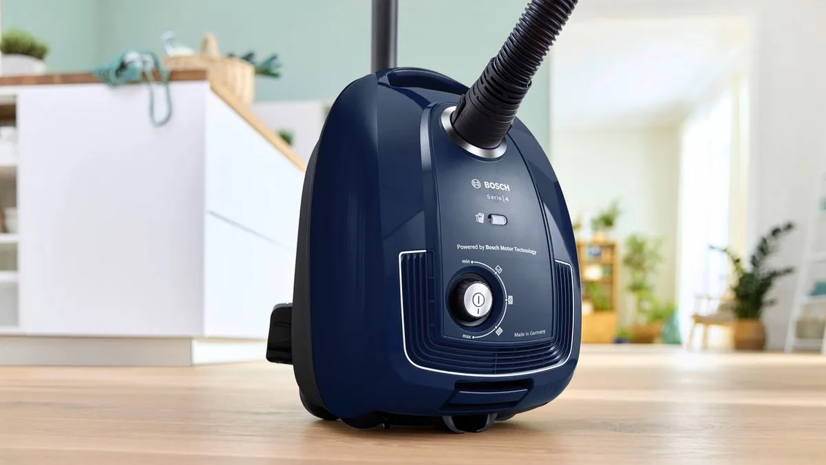 Bosch Serie 4 BGL38BU1 Stofzuiger met zak - 600W - Blauw