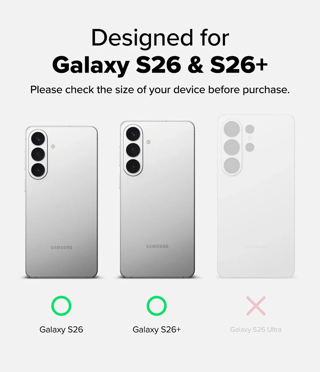Ringke Camera Tempered Glass voor Samsung Galaxy S26/S26+ - 2 Stuks