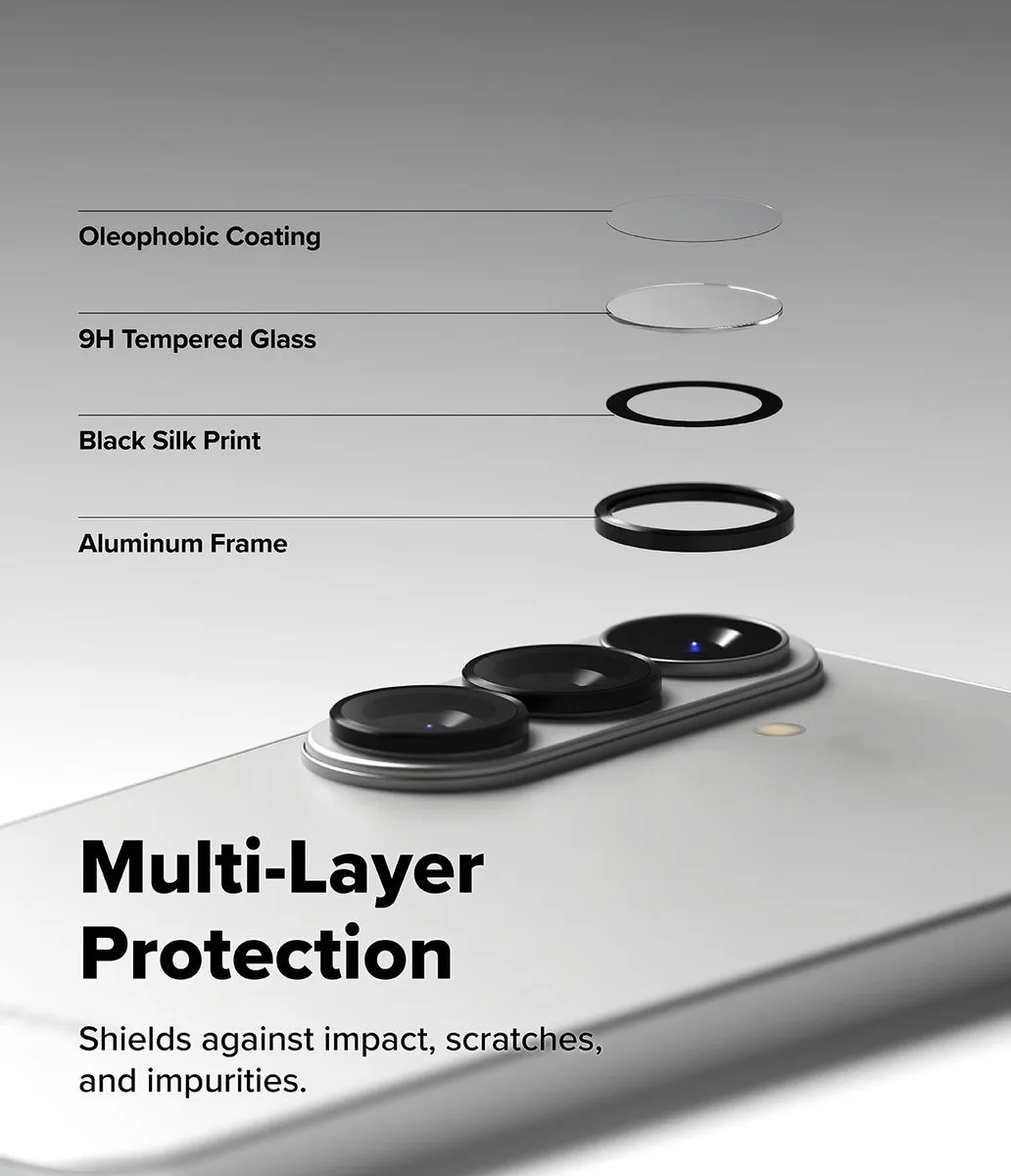 Ringke Camera Tempered Glass voor Samsung Galaxy S26/S26+ - 2 Stuks