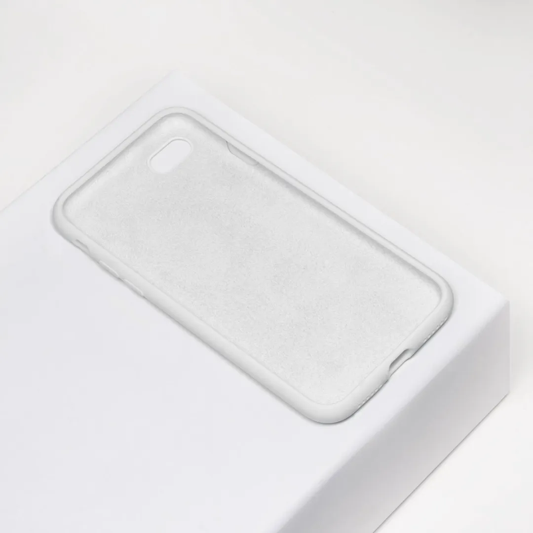 BMAX Siliconen Hoesje iPhone SE 2020 - BMAX156456 - Wit