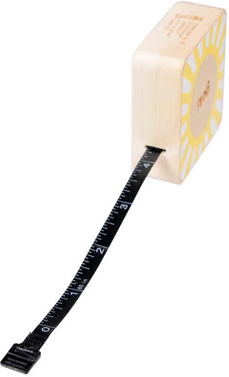 Goki Houten Rolmaat Speelgoed - Multicolor - 1 Stuk