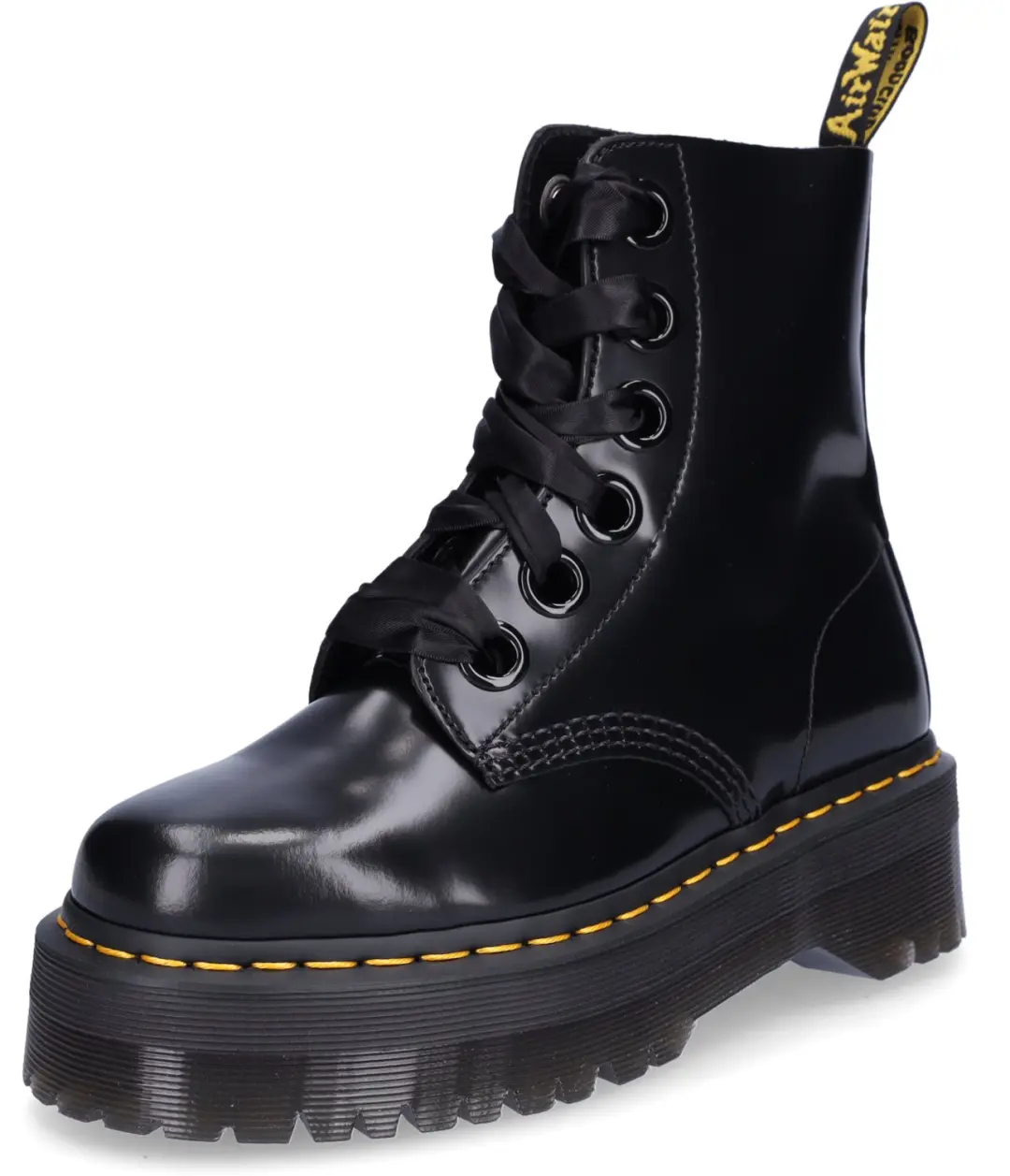 Dr Martens Molly 6-eye Buttero Laarzen Zwart EU 38 Vrouw