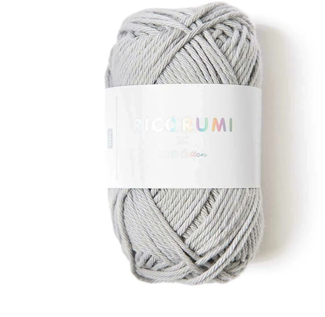 Rico Design Ricorumi Katoengaren Zilvergrijs 25g