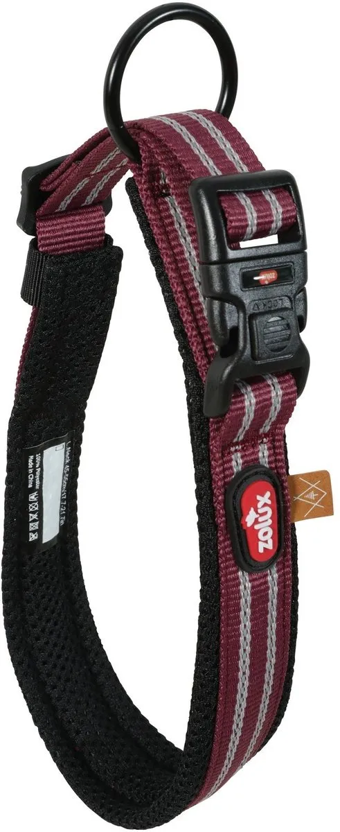 Zolux Halsband Hond Rood L 45-55cm
