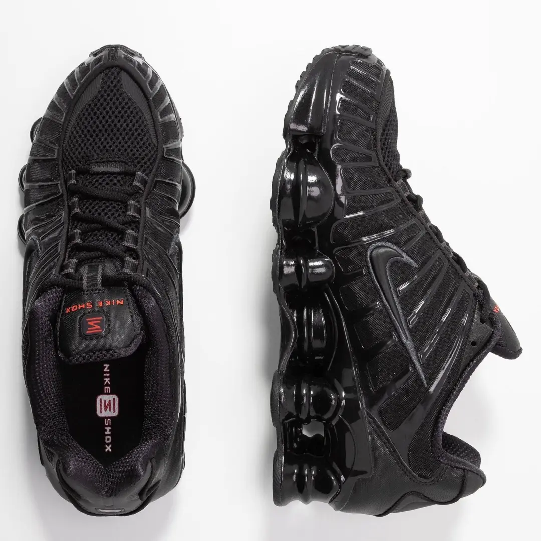 Nike Shox TL Sneakers - Zwart/Oranje - EU 47 - afbeelding 5 van 6