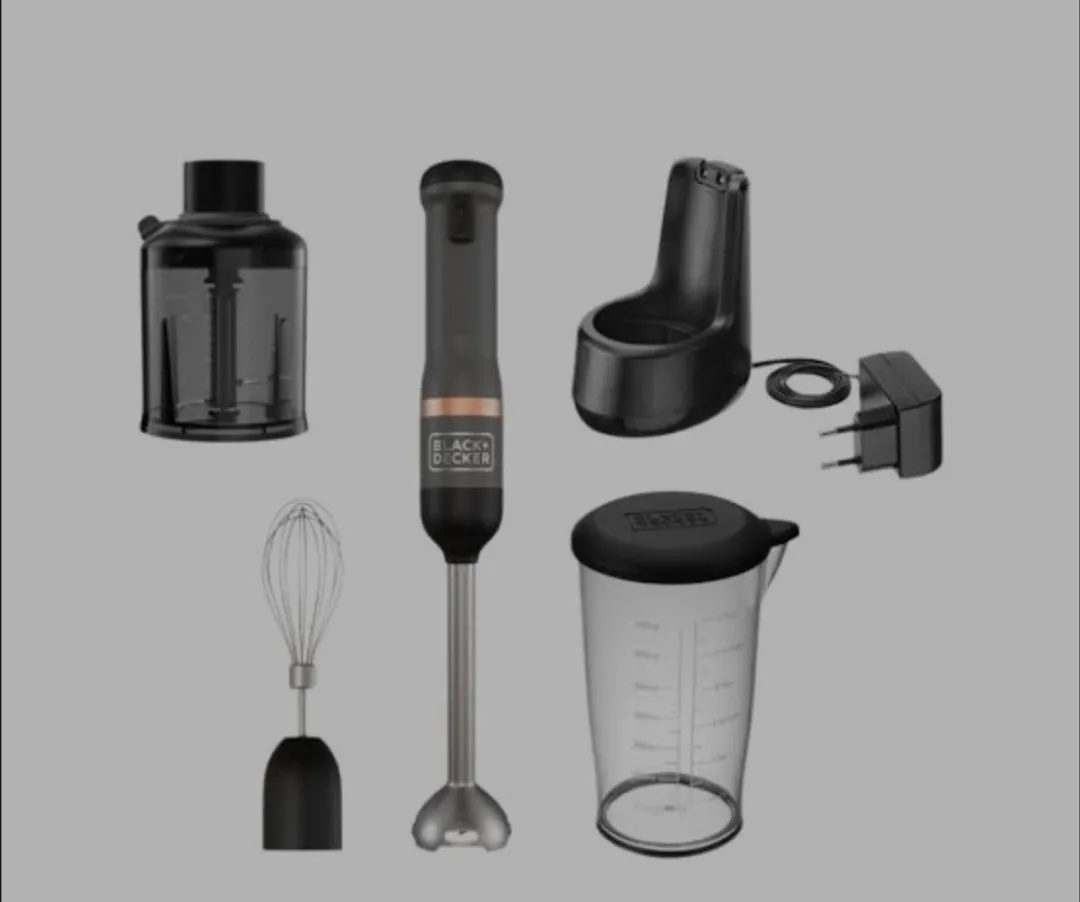 BLACK+DECKER KitchenWand BCKM1013KG-QW Draadloze Staafmixer