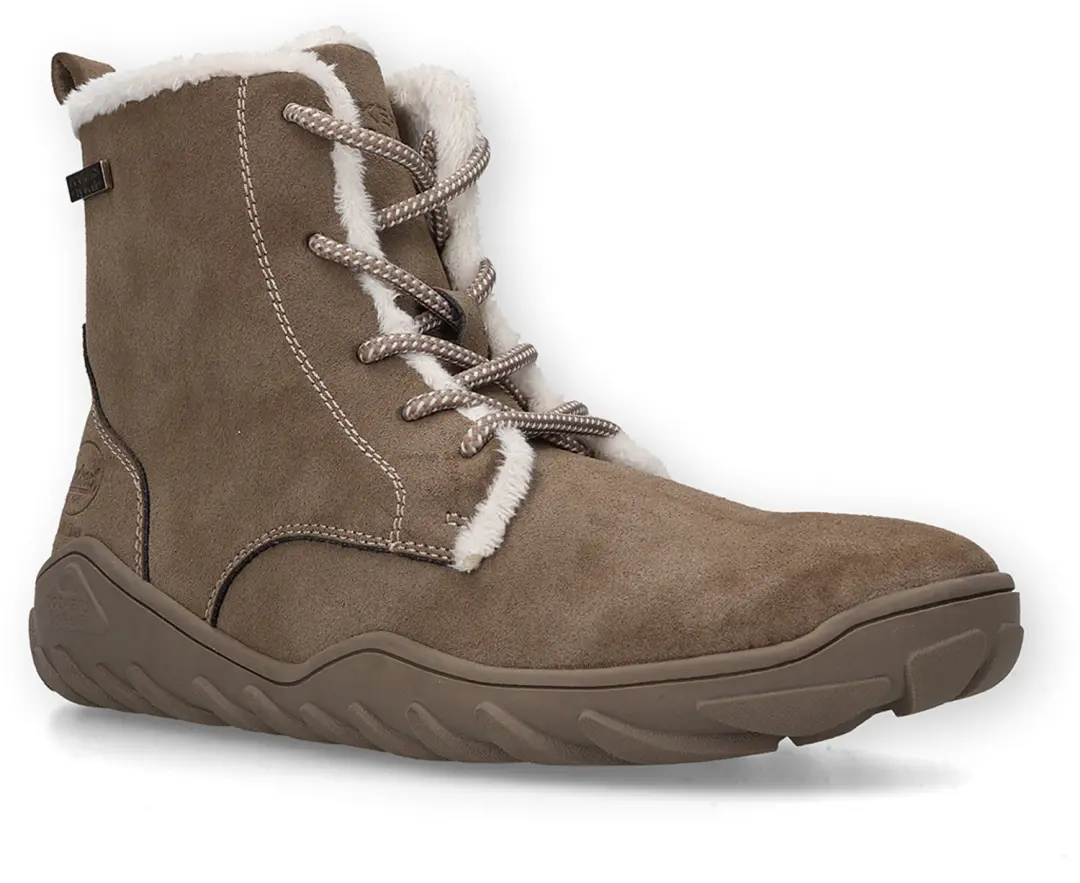 Dockers by Gerli dameslaarzen met veters en warme voering 55IA305-810430 Taupe