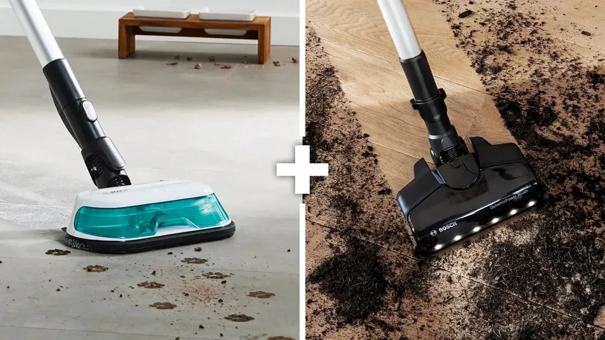 Bosch Unlimited 7 ProHygienic Aqua BCS712HYG5 Stofzuiger - 2 Accu's