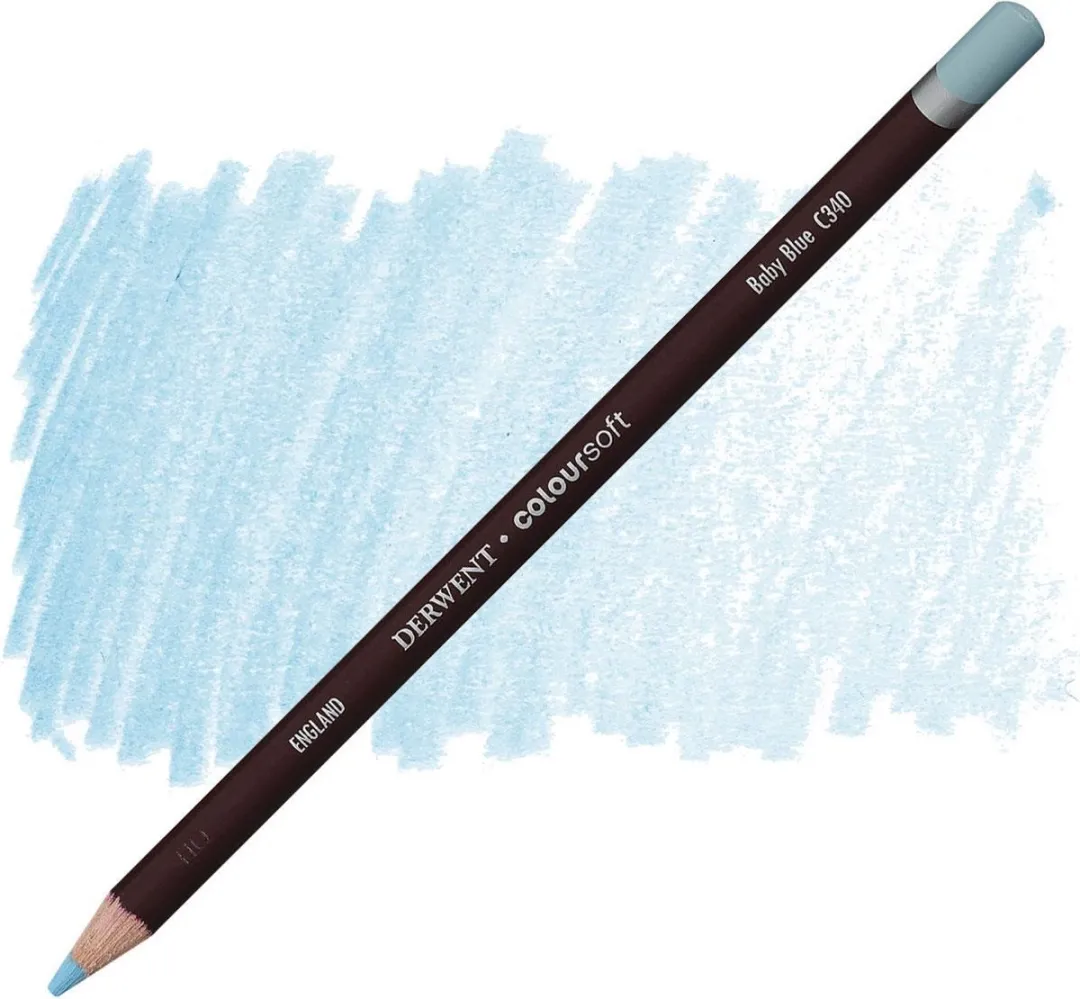 Derwent Coloursoft Potlood Baby Blue C340