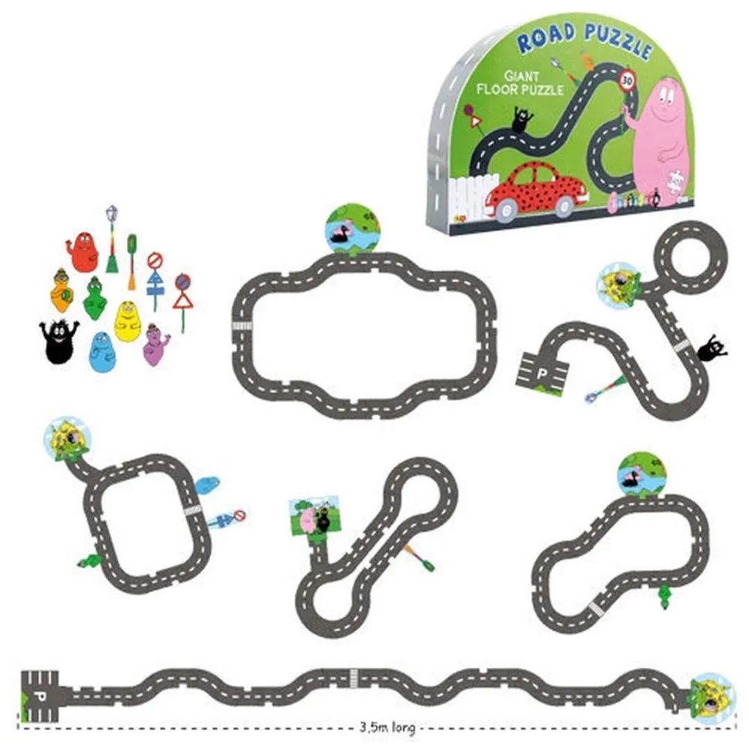 Barbapapa Vloerpuzzel Weg