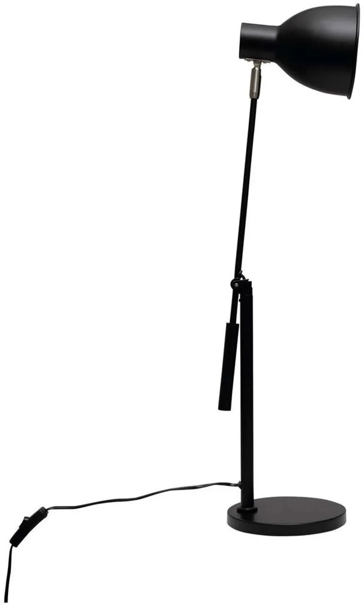 MAULfinja Bureaulamp - Metaal - Zwart - E27 Fitting - Verstelbare Arm - Stijlvol Design - Tafellamp