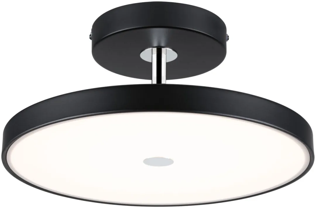 LED-plafondlamp 3-Step-Dim Hildor 2700K 2100lm 230V 26,5W dimbaar Zwart mat, Chr