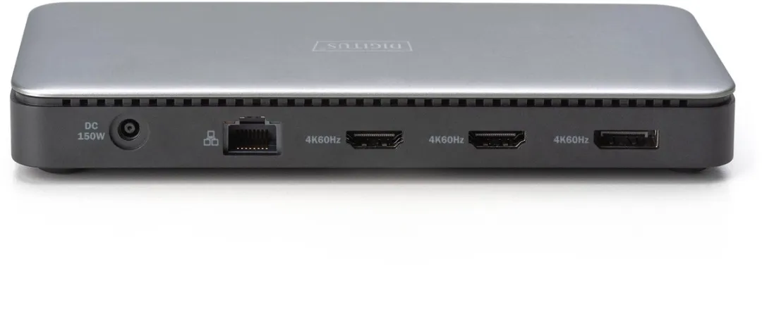 Digitus DA-70917 USB-C Dockingstation - 8K/4K - Grijs/Zwart