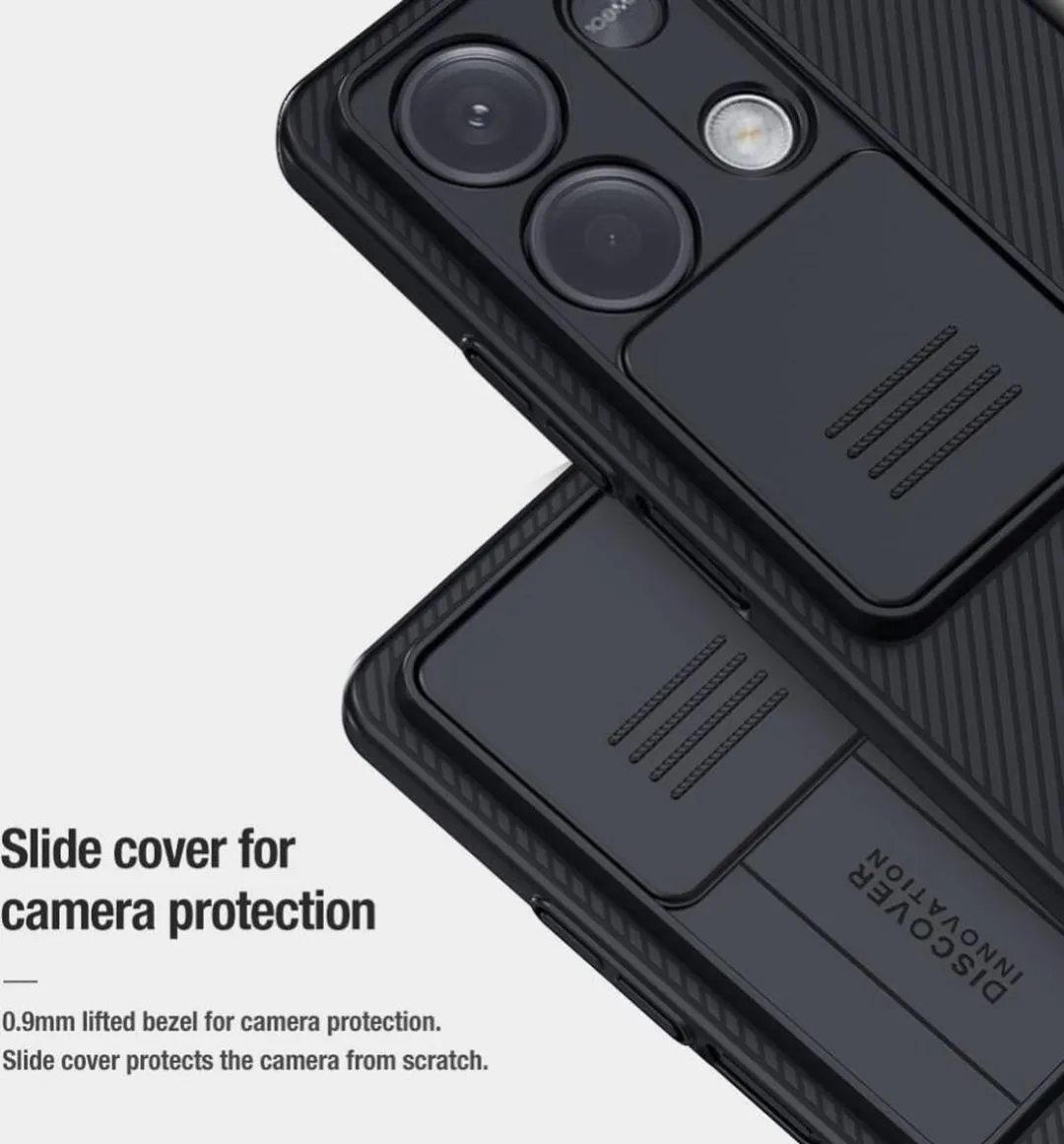 Nillkin CamShield Hoesje Xiaomi Redmi Note 13 5G - Zwart - afbeelding 6 van 6