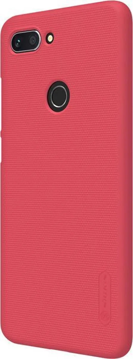 Nillkin Frosted Shield HardCase Xiaomi Mi 8 Lite - Rood - afbeelding 3 van 4