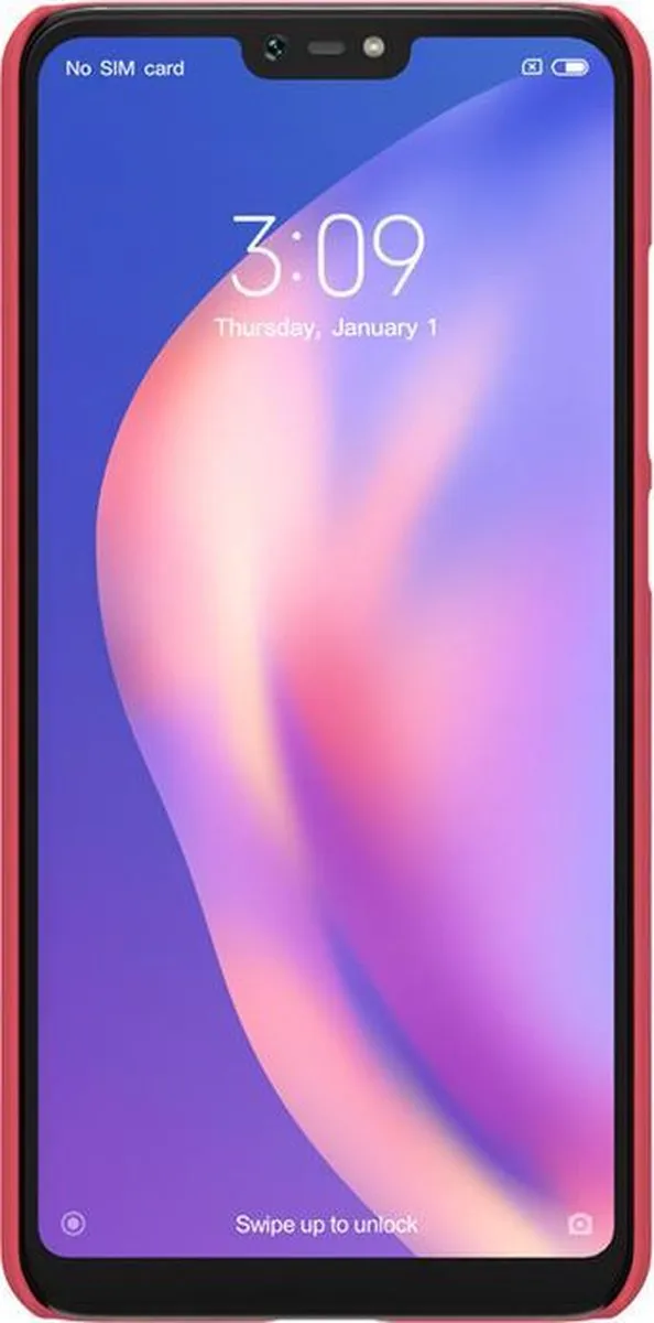 Nillkin Frosted Shield HardCase Xiaomi Mi 8 Lite - Rood - afbeelding 2 van 4