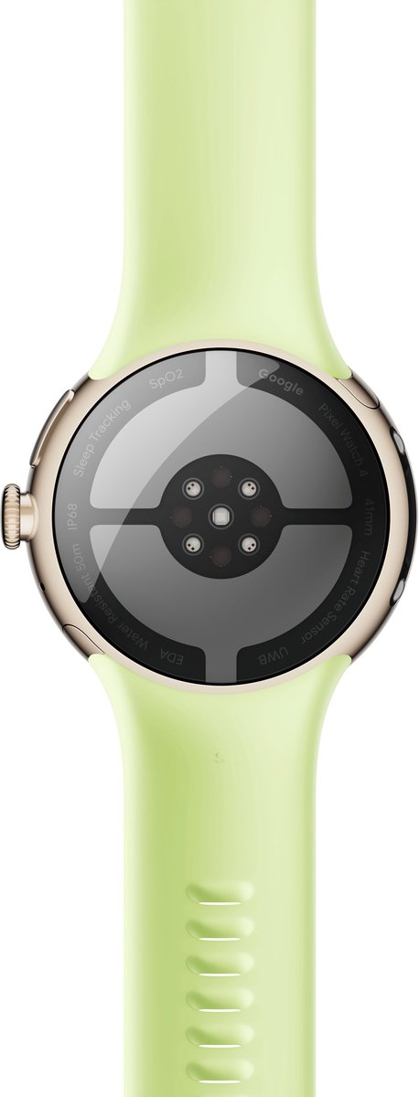 Google Pixel Watch 4 - Smartwatch - 41mm - WiFi - Gold/Lemongrass