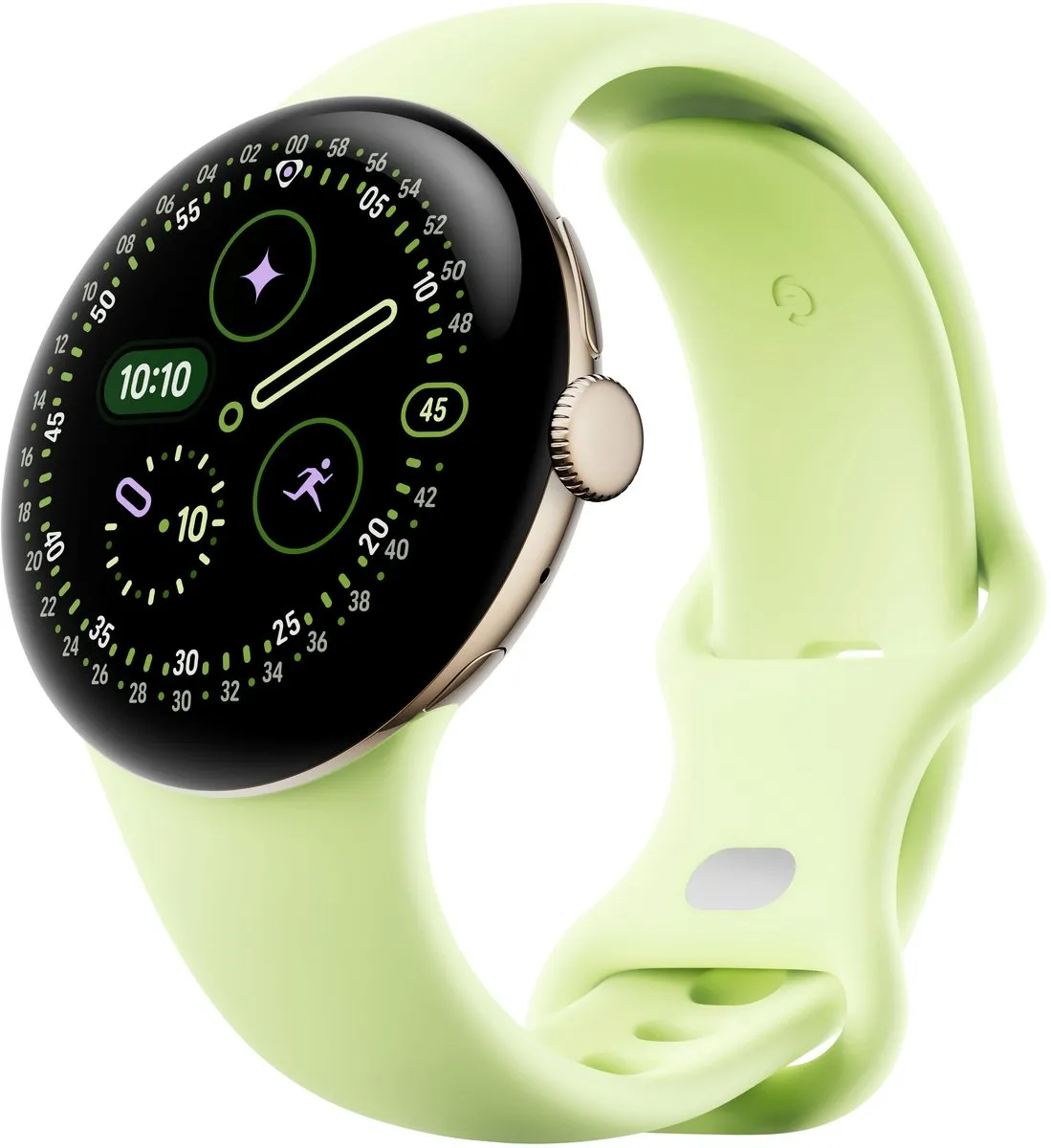 Google Pixel Watch 4 41mm - Goud/Lemongrass