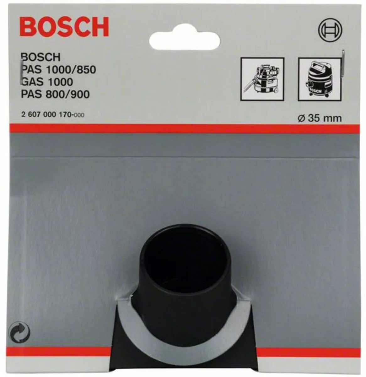 Bosch Zuigmond Grof Vuil 2607000170 - 35mm