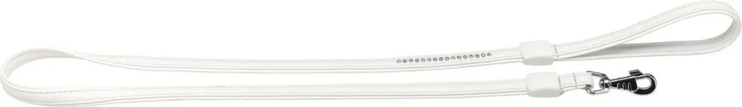 Ferplast Hondenriem Lux B 15mm L 110cm - Wit - afbeelding 4 van 5