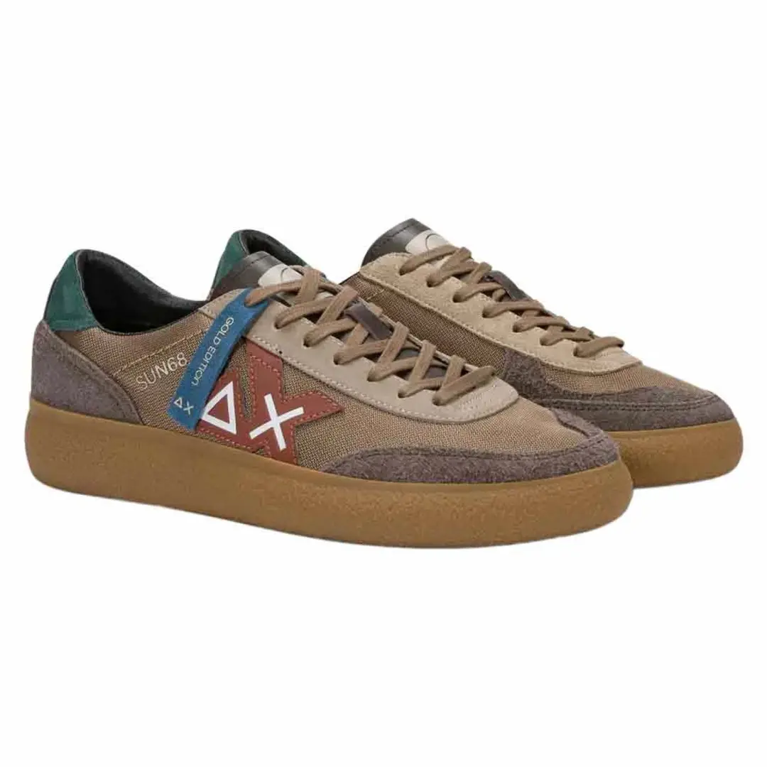 Sun68 Luis Nylon Schoenen - Bruin - afbeelding 2 van 4