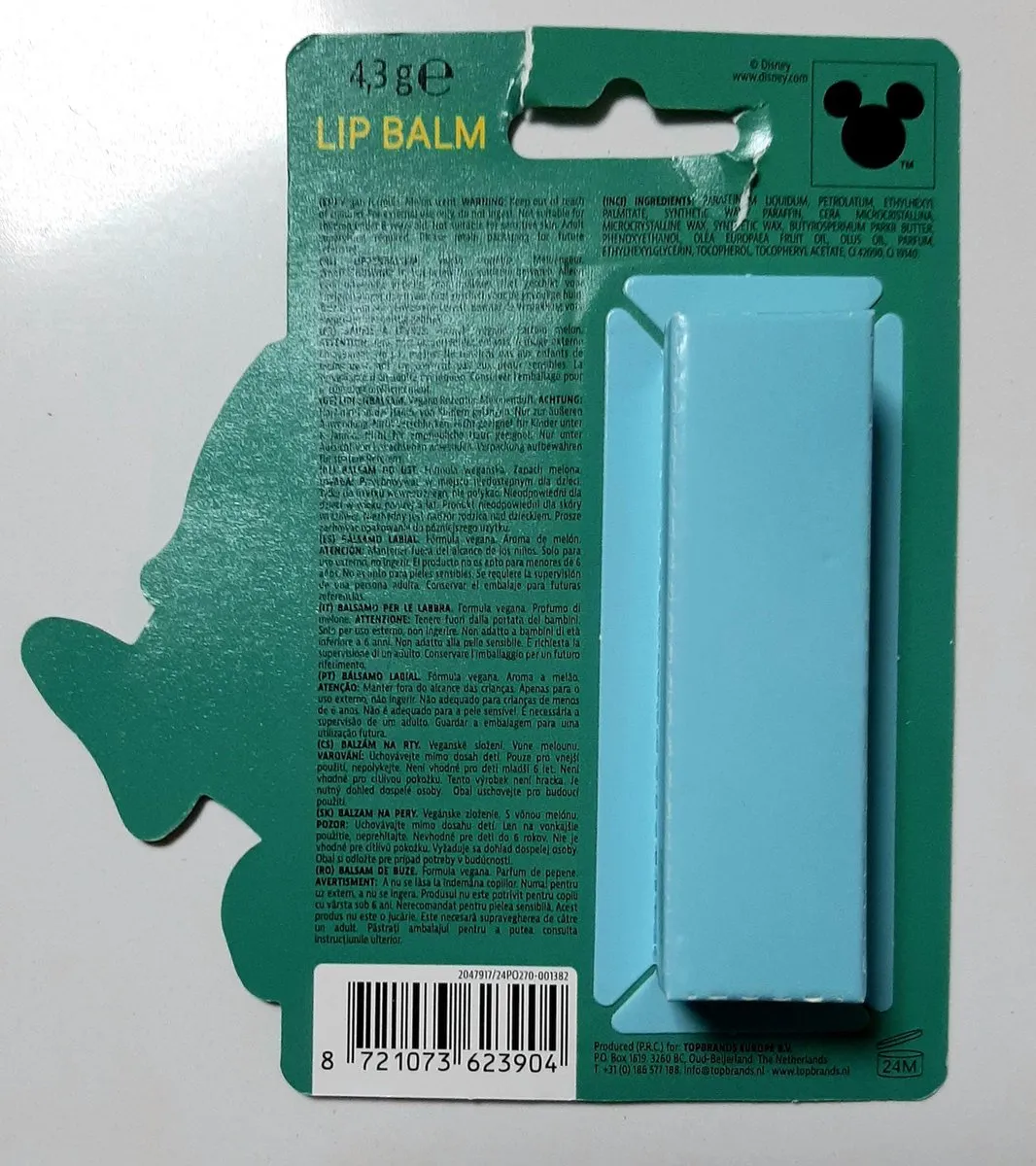 Disney Princess Ariel Lip Balm - Meloen 4.3g
