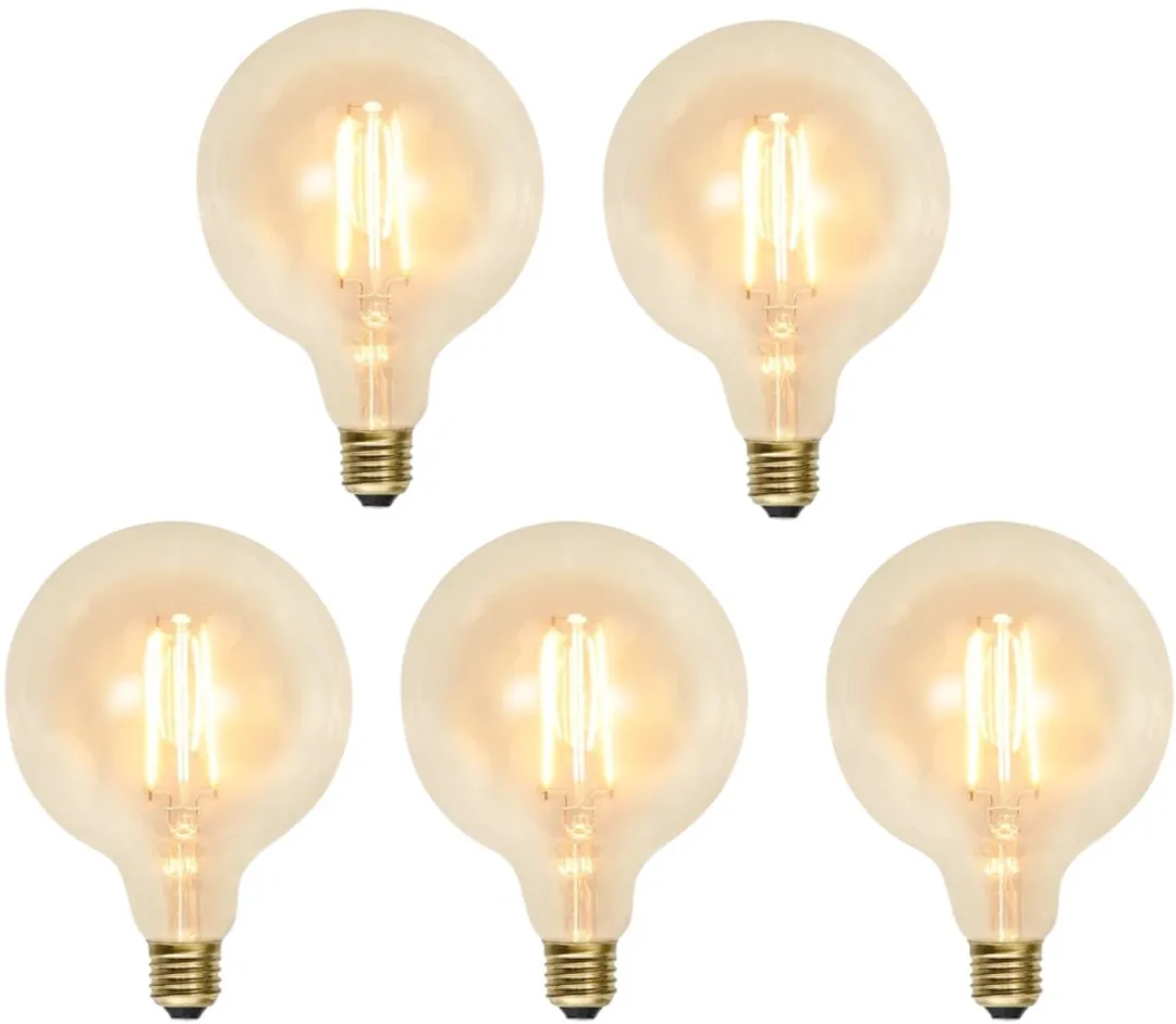 Star Trading G125 Globelamp E27 2.3W Super Warm Wit - 5 Stuks