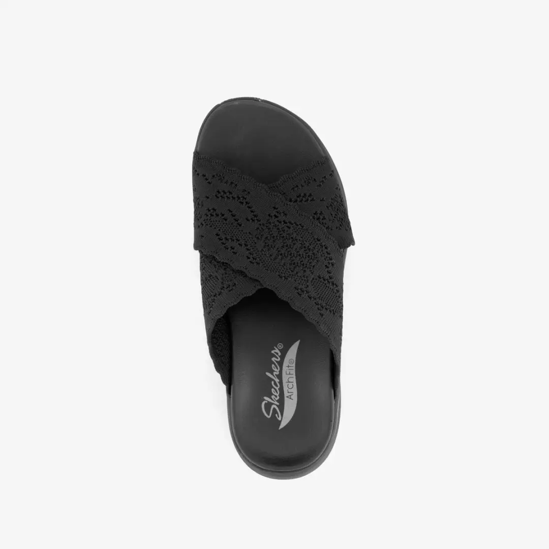 Skechers Arch Fit 2.0 Still The One dames slippers zwart