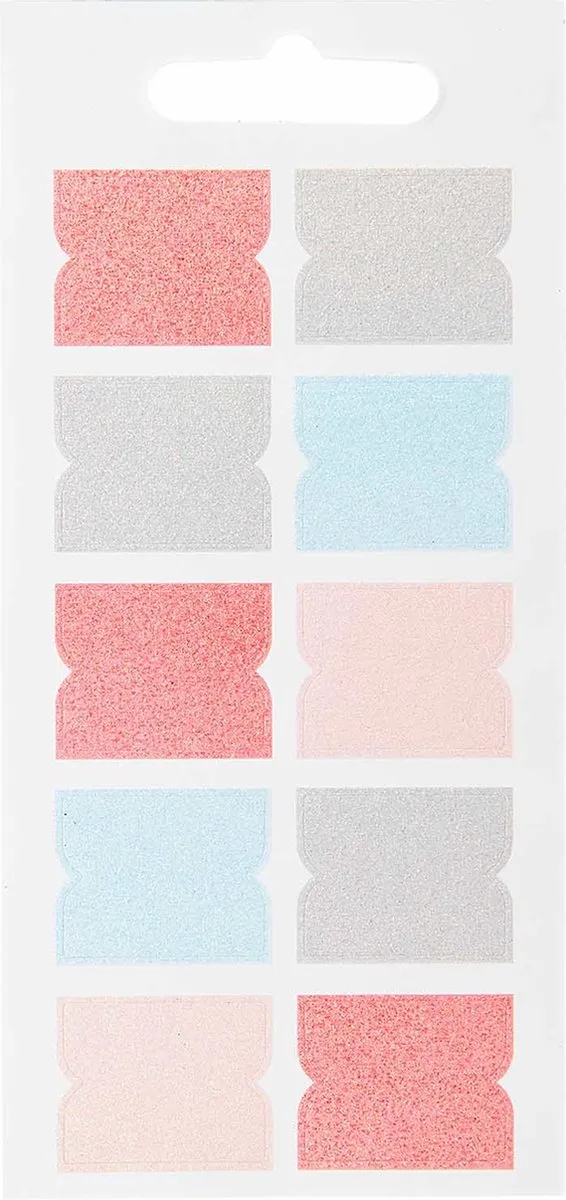 Rico Design Paper Poetry Stickerboek Index Tabs - 10 Vellen - Pastel