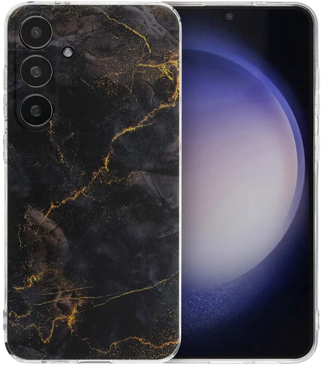 Imoshion Hoesje Samsung Galaxy S24 Plus Black Marble