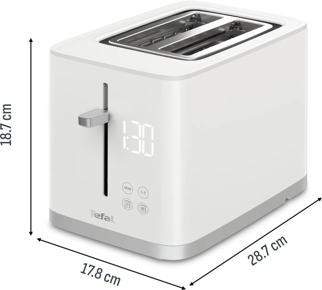 Tefal Sense TT6931 Broodrooster 2 Stuks - 850W - Rood