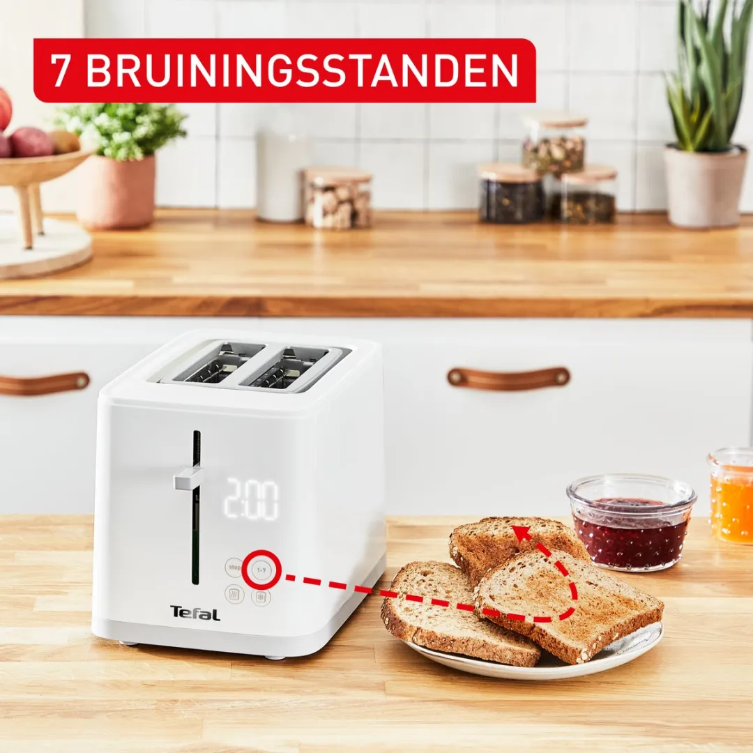 Tefal Sense TT6931 Broodrooster 2 Stuks - 850W - Rood